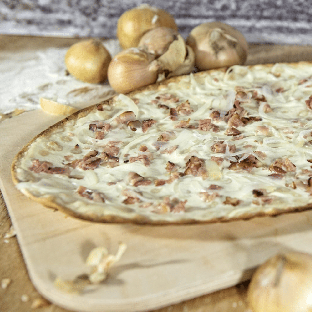 Elsässischer Flammkuchen